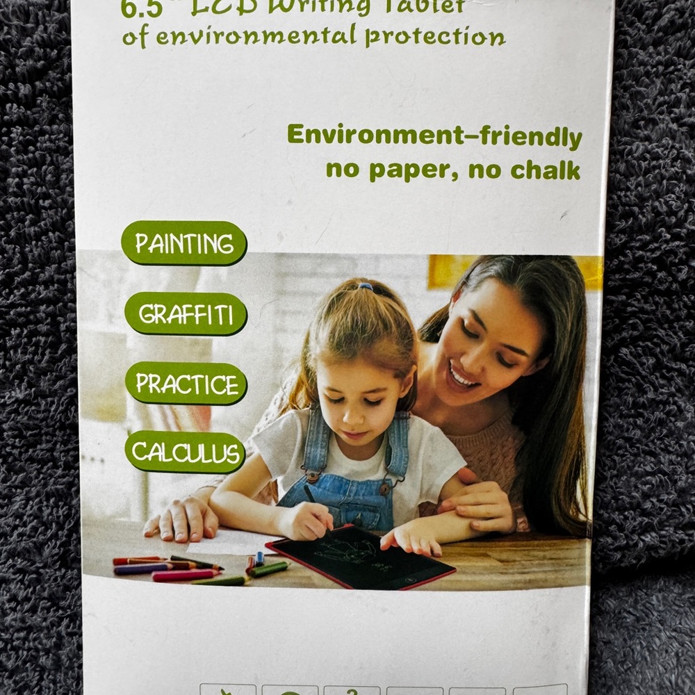 NEW. 6.5" LCD Writing Tablet New Battery Eco Friendly New in Box